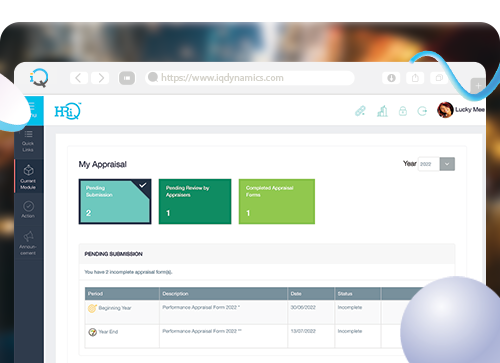 Performance Appraisal UI HR